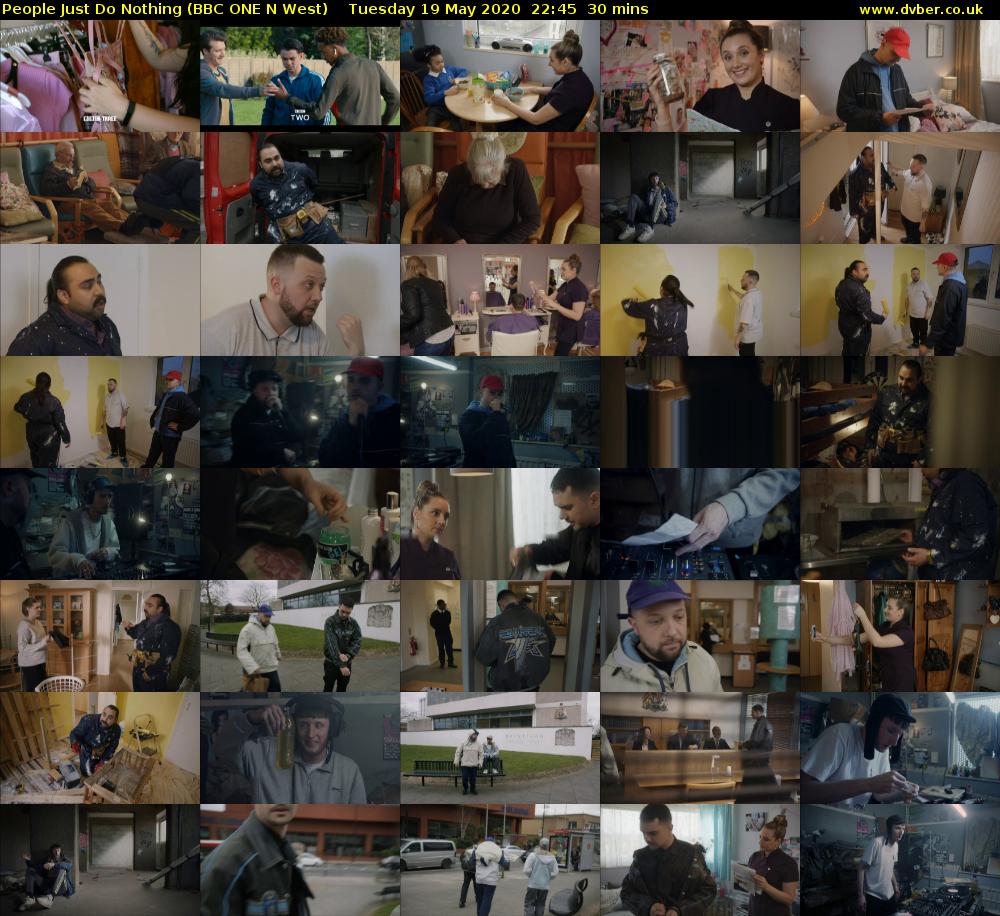 People Just Do Nothing (BBC ONE N West) Tuesday 19 May 2020 22:45 - 23:15