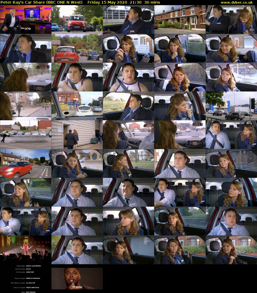 Peter Kay's Car Share (BBC ONE N West) Friday 15 May 2020 21:30 - 22:00
