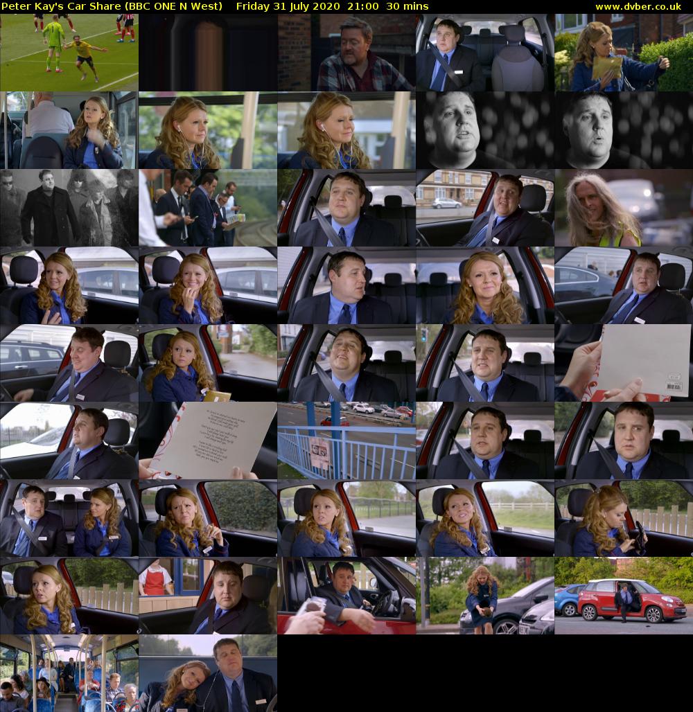Peter Kay's Car Share (BBC ONE N West) Friday 31 July 2020 21:00 - 21:30