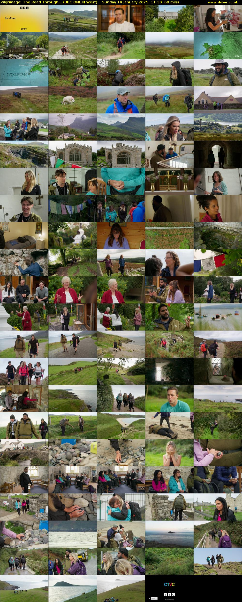 Pilgrimage: The Road Through... (BBC ONE N West) Sunday 19 January 2025 11:30 - 12:30