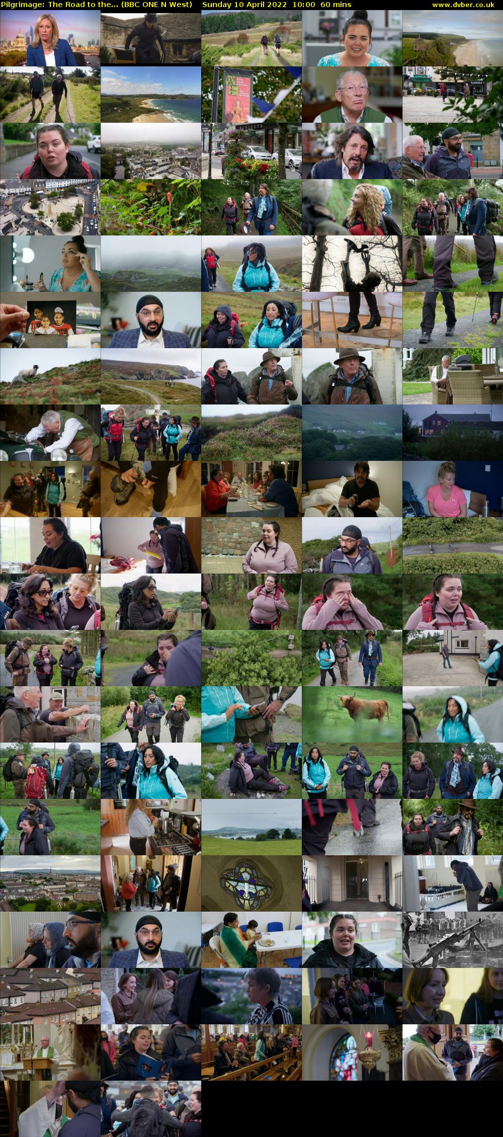 Pilgrimage: The Road to the... (BBC ONE N West) Sunday 10 April 2022 10:00 - 11:00