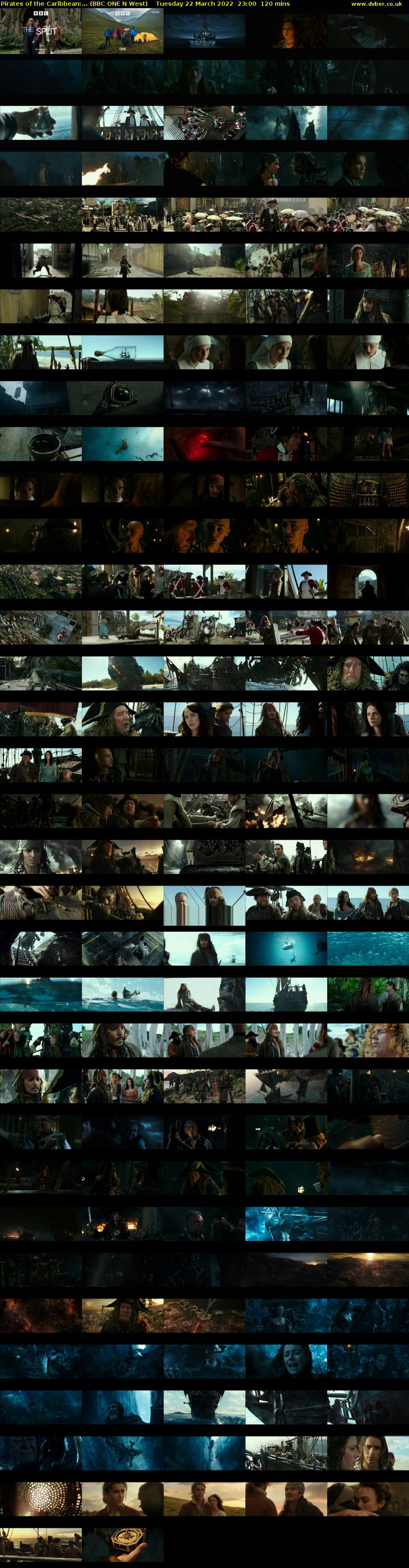 Pirates of the Caribbean:... (BBC ONE N West) Tuesday 22 March 2022 23:00 - 01:00