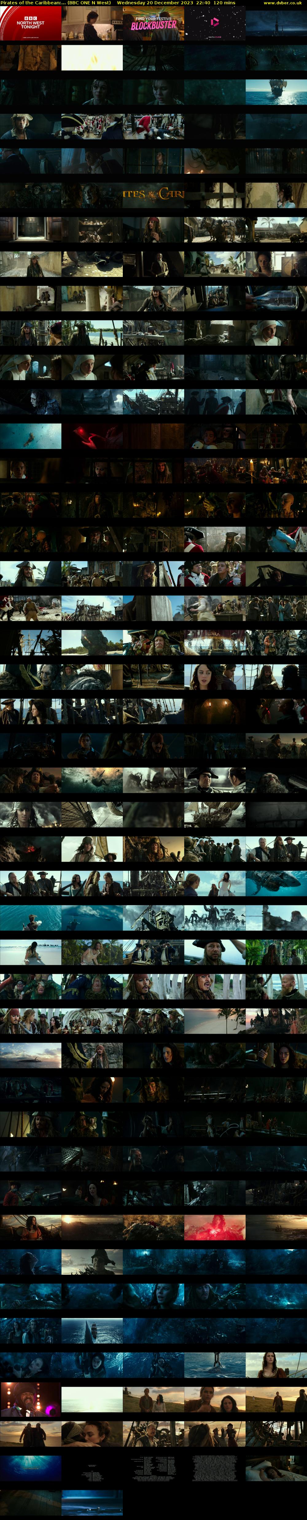 Pirates of the Caribbean:... (BBC ONE N West) Wednesday 20 December 2023 22:40 - 00:40