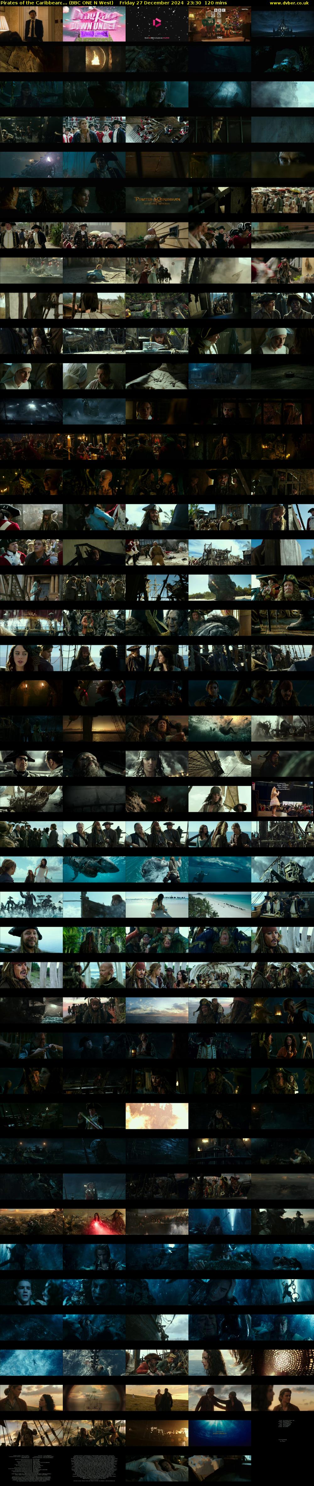 Pirates of the Caribbean:... (BBC ONE N West) Friday 27 December 2024 23:30 - 01:30
