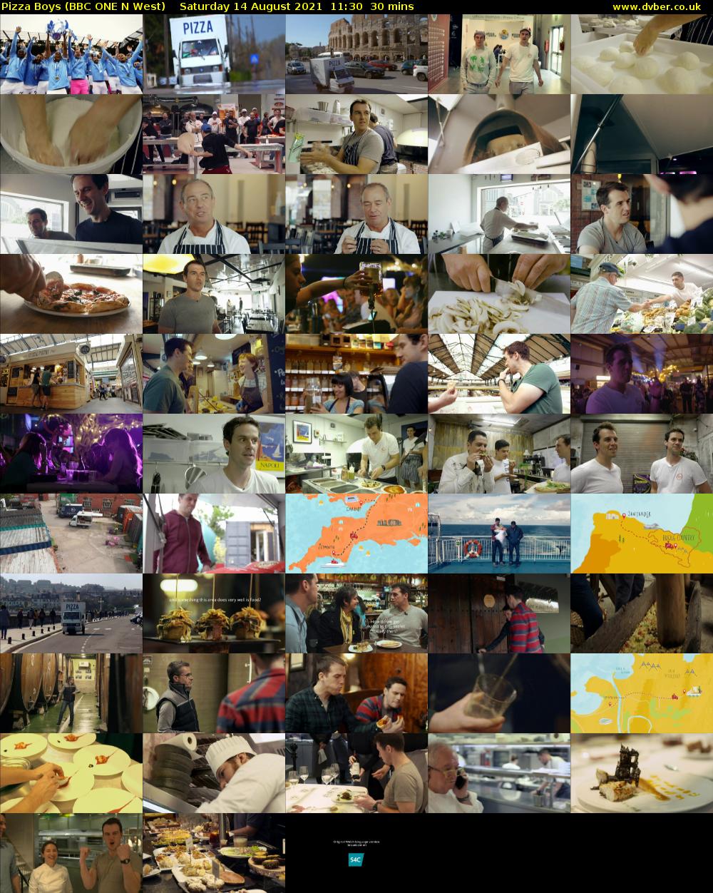 Pizza Boys (BBC ONE N West) Saturday 14 August 2021 11:30 - 12:00