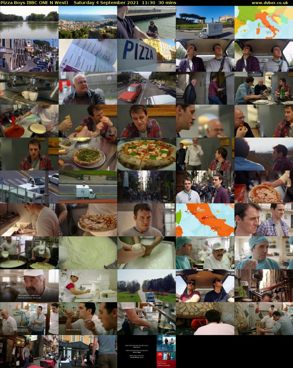 Pizza Boys (BBC ONE N West) Saturday 4 September 2021 11:30 - 12:00