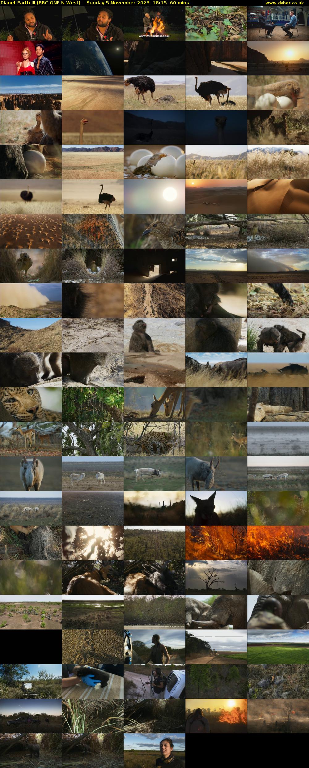 Planet Earth III (BBC ONE N West) Sunday 5 November 2023 18:15 - 19:15