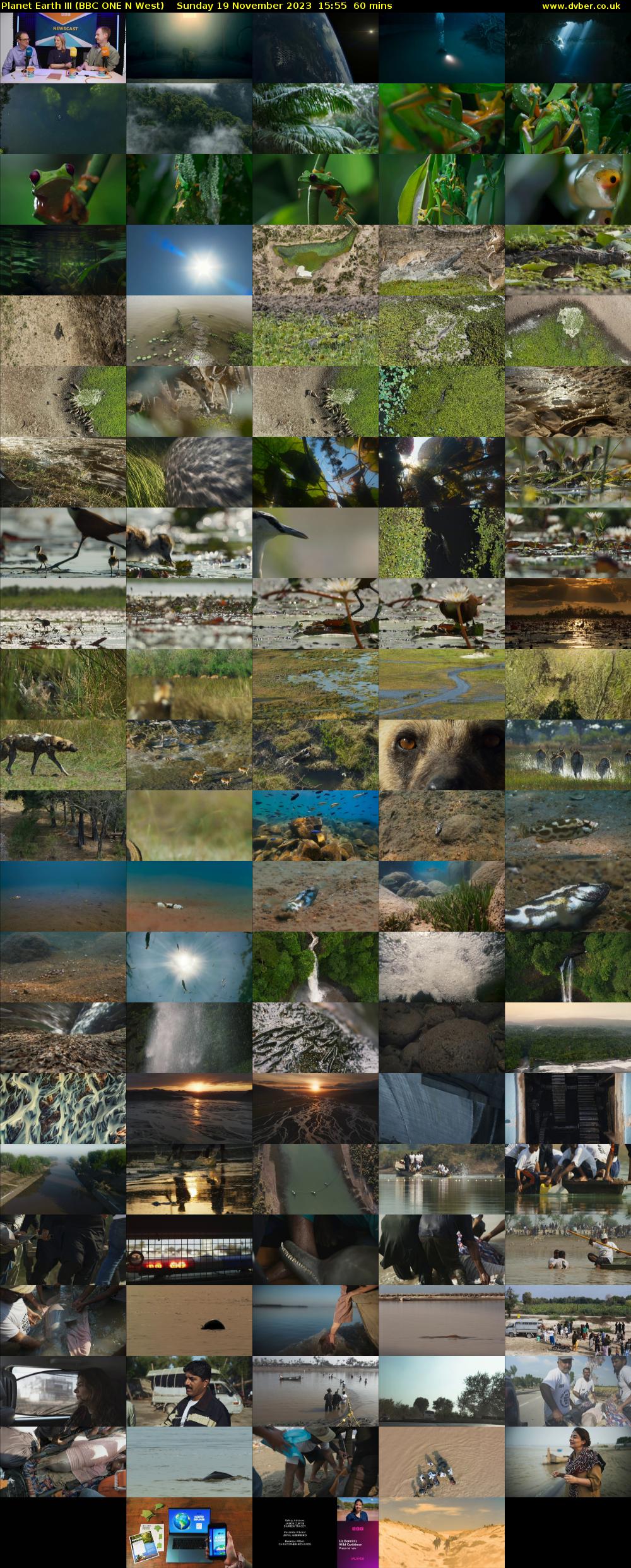 Planet Earth III (BBC ONE N West) Sunday 19 November 2023 15:55 - 16:55