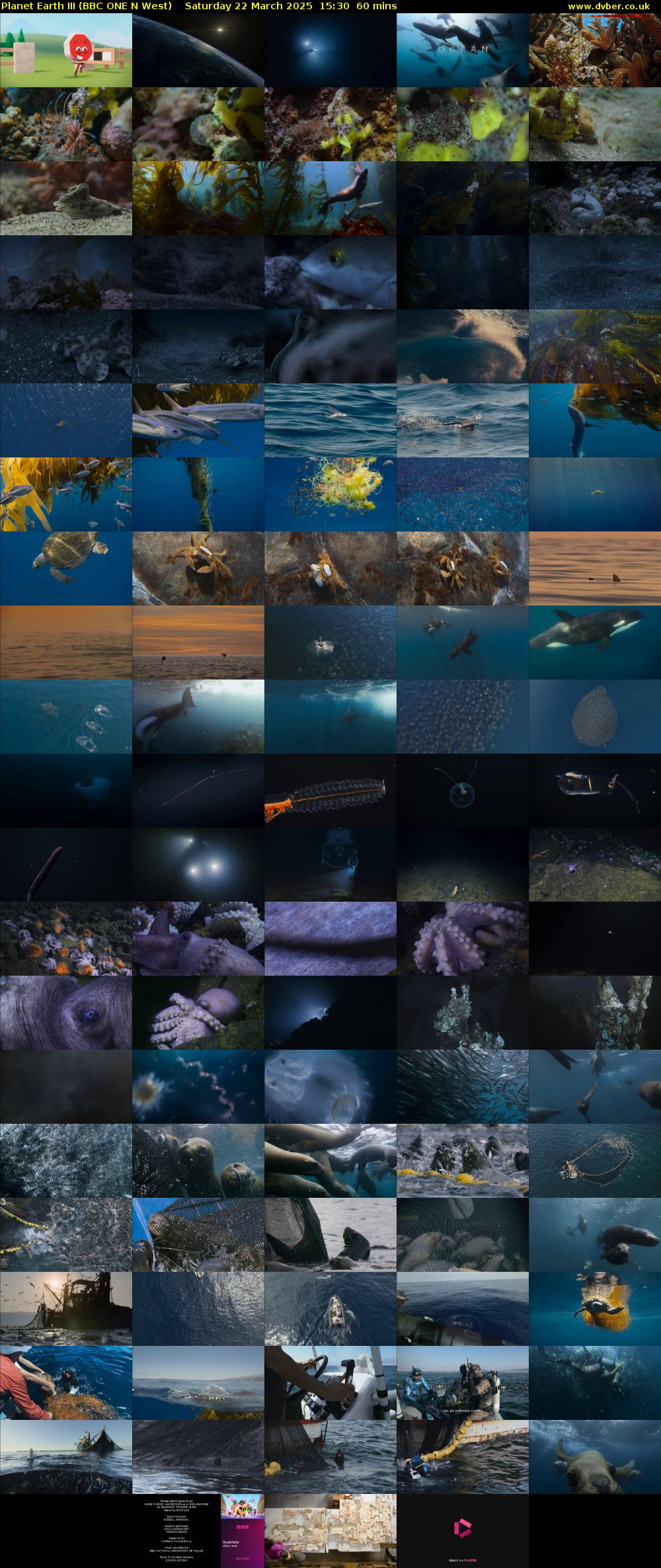 Planet Earth III (BBC ONE N West) Saturday 22 March 2025 15:30 - 16:30