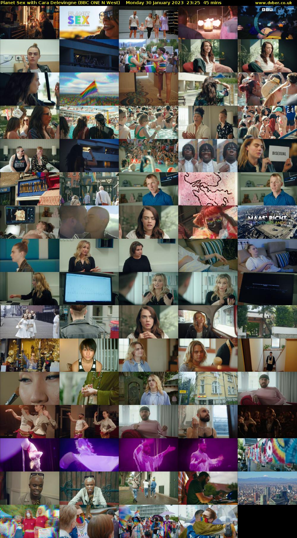 Planet Sex with Cara Delevingne (BBC ONE N West) Monday 30 January 2023 23:25 - 00:10
