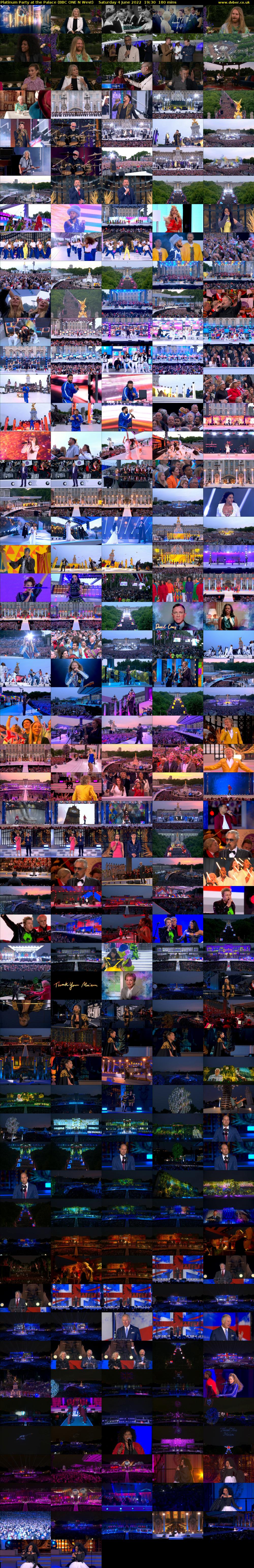 Platinum Party at the Palace (BBC ONE N West) Saturday 4 June 2022 19:30 - 22:30