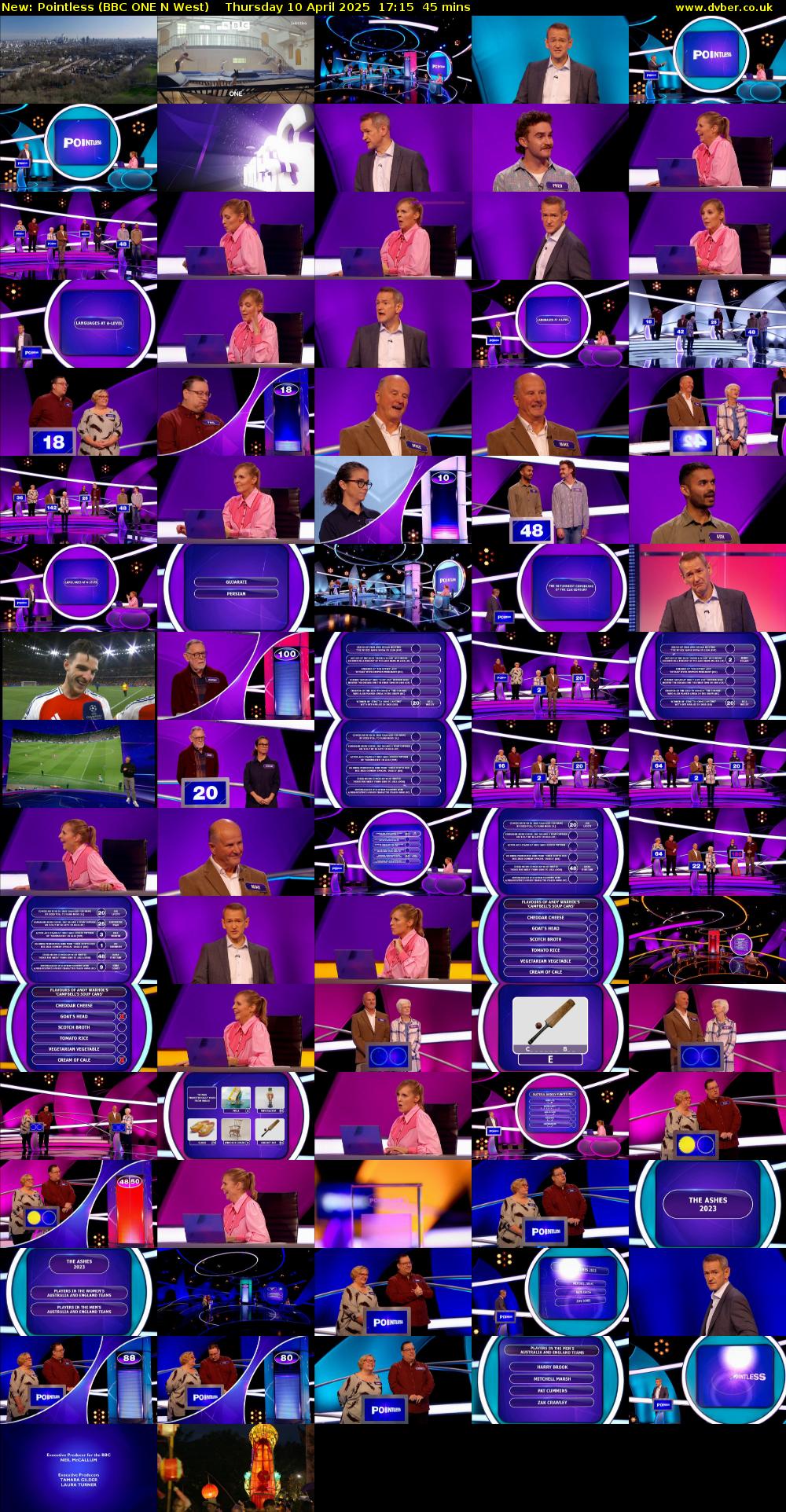 Pointless (BBC ONE N West) Thursday 10 April 2025 17:15 - 18:00