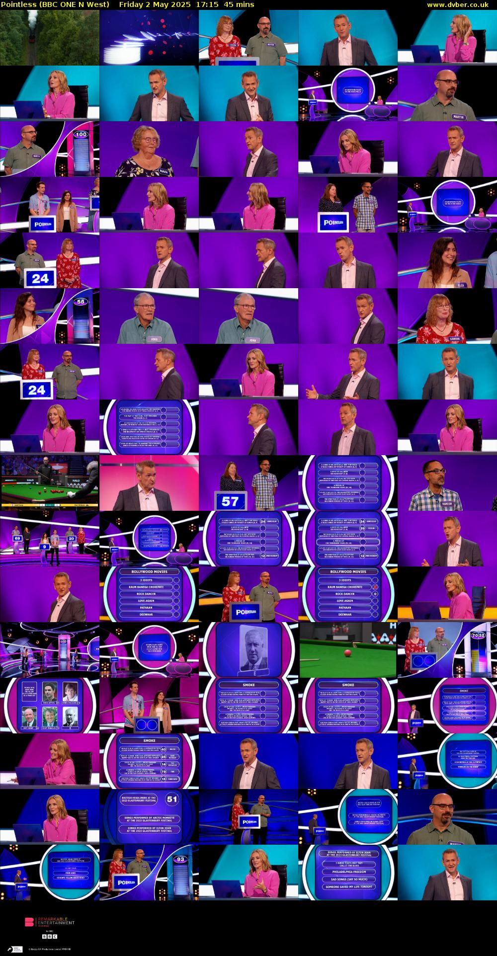Pointless (BBC ONE N West) Friday 2 May 2025 17:15 - 18:00