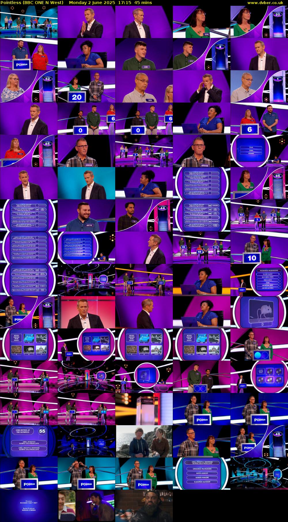 Pointless (BBC ONE N West) Monday 2 June 2025 17:15 - 18:00