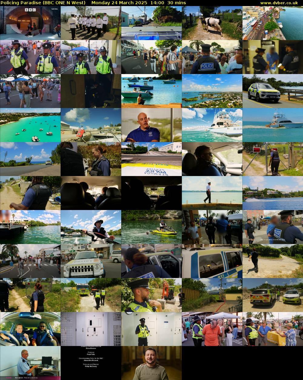 Policing Paradise (BBC ONE N West) Monday 24 March 2025 14:00 - 14:30