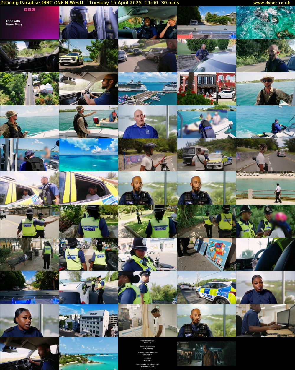 Policing Paradise (BBC ONE N West) Tuesday 15 April 2025 14:00 - 14:30
