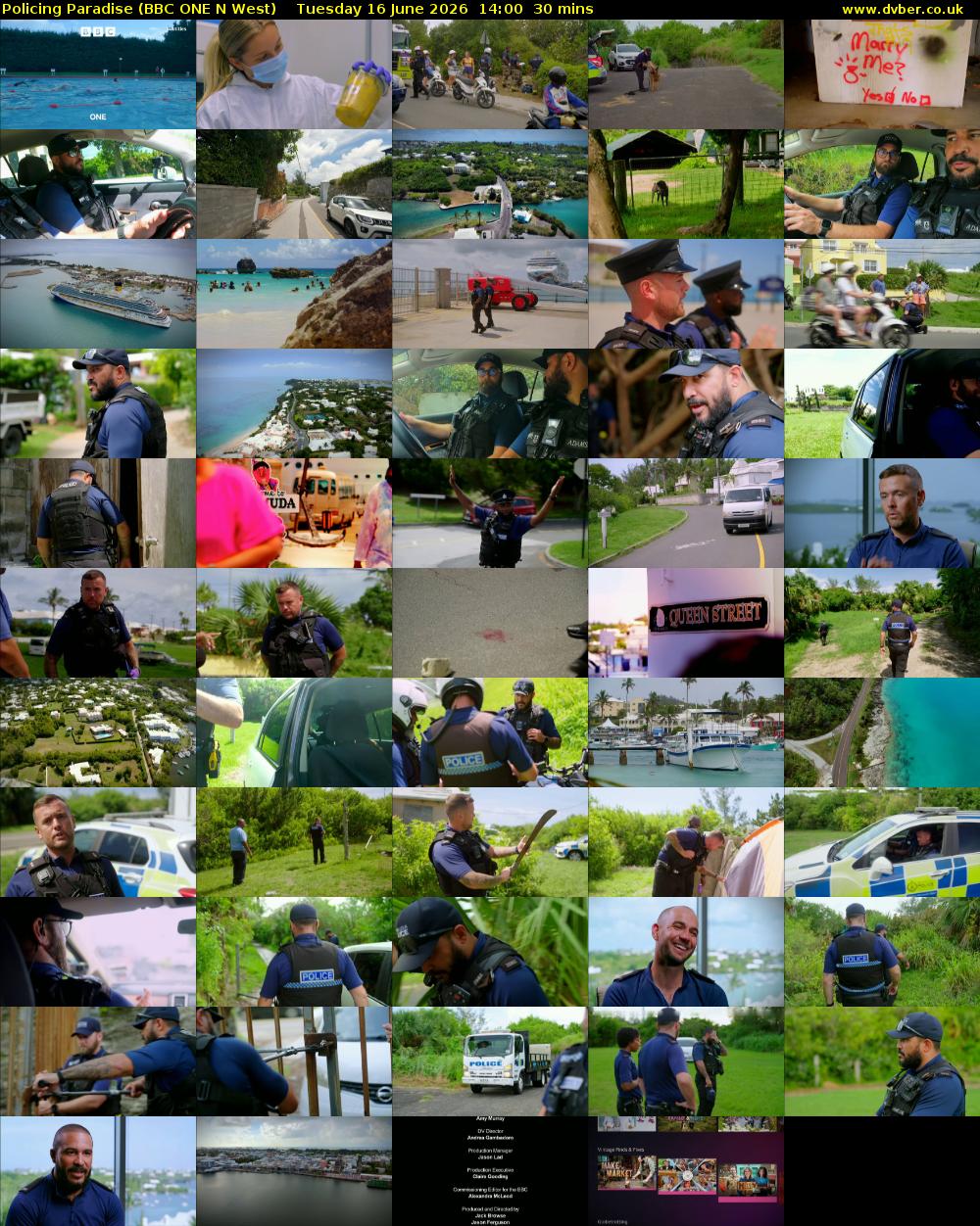 Policing Paradise (BBC ONE N West) Tuesday 16 June 2026 14:00 - 14:30