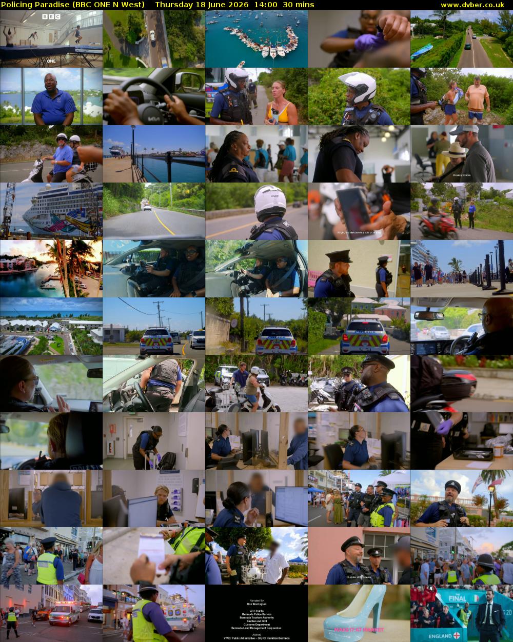 Policing Paradise (BBC ONE N West) Thursday 18 June 2026 14:00 - 14:30