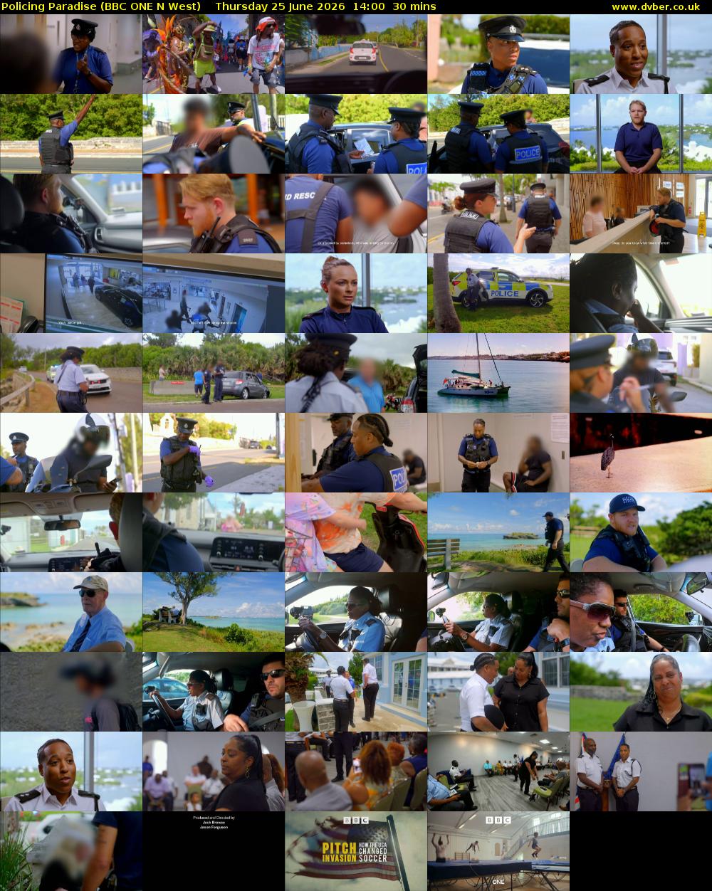 Policing Paradise (BBC ONE N West) Thursday 25 June 2026 14:00 - 14:30