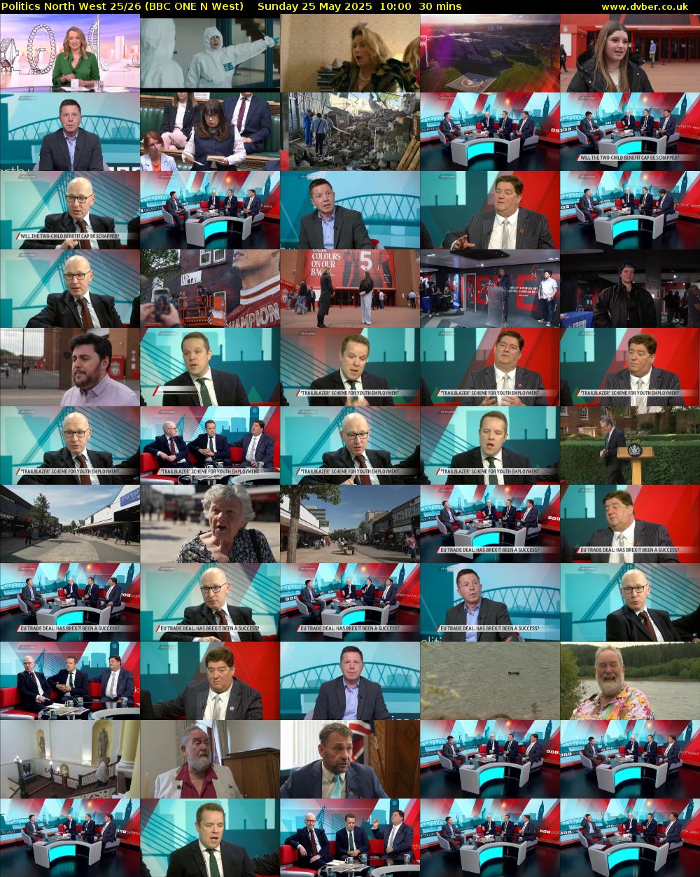 Politics North West 25/26 (BBC ONE N West) Sunday 25 May 2025 10:00 - 10:30