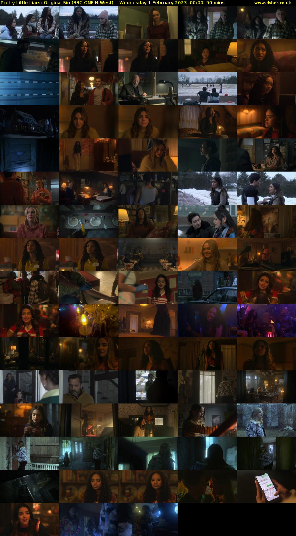 Pretty Little Liars: Original Sin (BBC ONE N West) Wednesday 1 February 2023 00:00 - 00:50