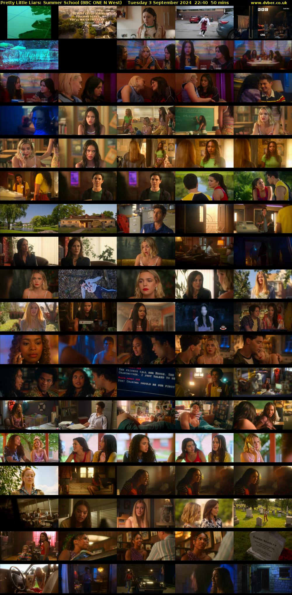 Pretty Little Liars: Summer School (BBC ONE N West) Tuesday 3 September 2024 22:40 - 23:30