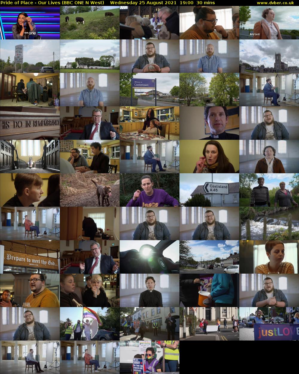 Pride of Place - Our Lives (BBC ONE N West) Wednesday 25 August 2021 19:00 - 19:30