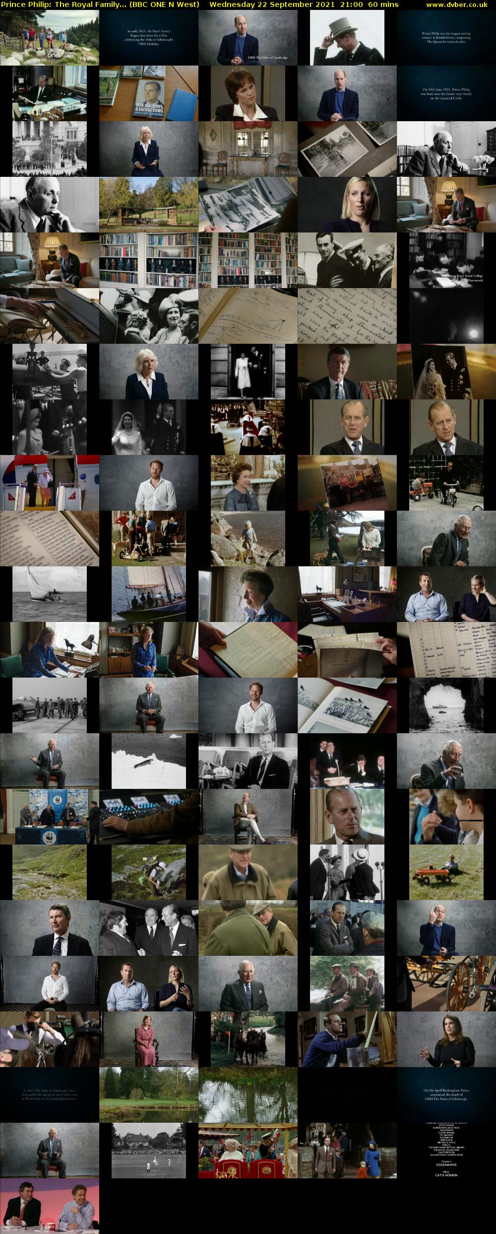 Prince Philip: The Royal Family... (BBC ONE N West) Wednesday 22 September 2021 21:00 - 22:00