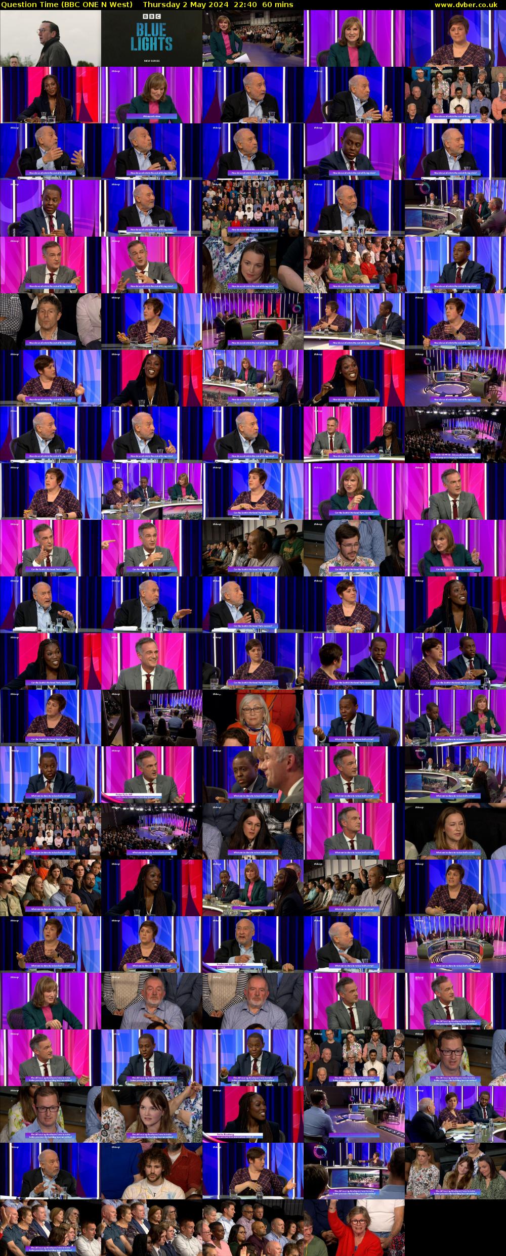 Question Time (BBC ONE N West) Thursday 2 May 2024 22:40 - 23:40