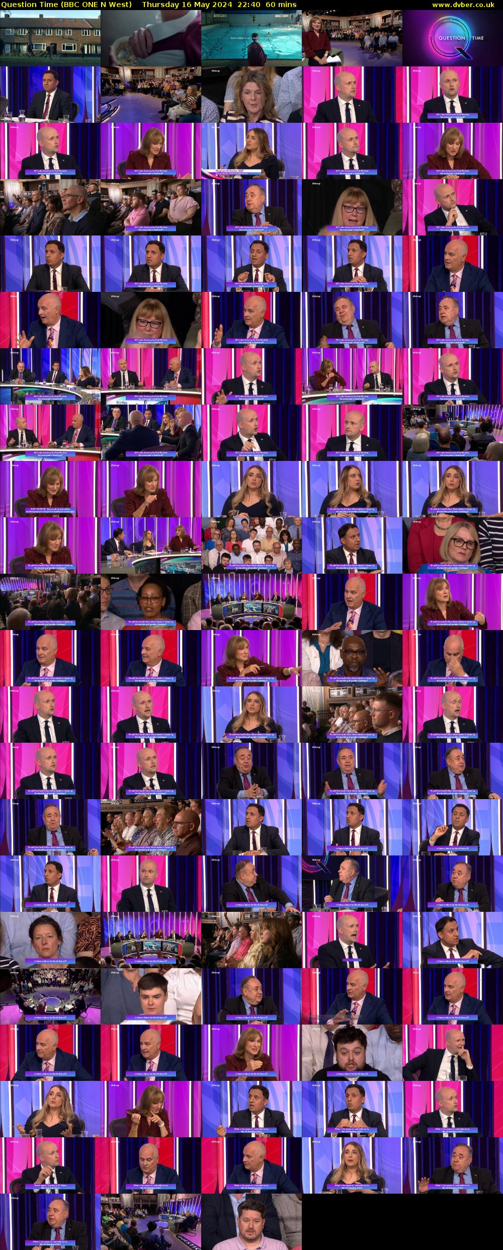 Question Time (BBC ONE N West) Thursday 16 May 2024 22:40 - 23:40