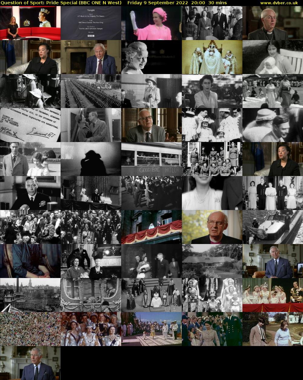 Question of Sport: Pride Special (BBC ONE N West) Friday 9 September 2022 20:00 - 20:30