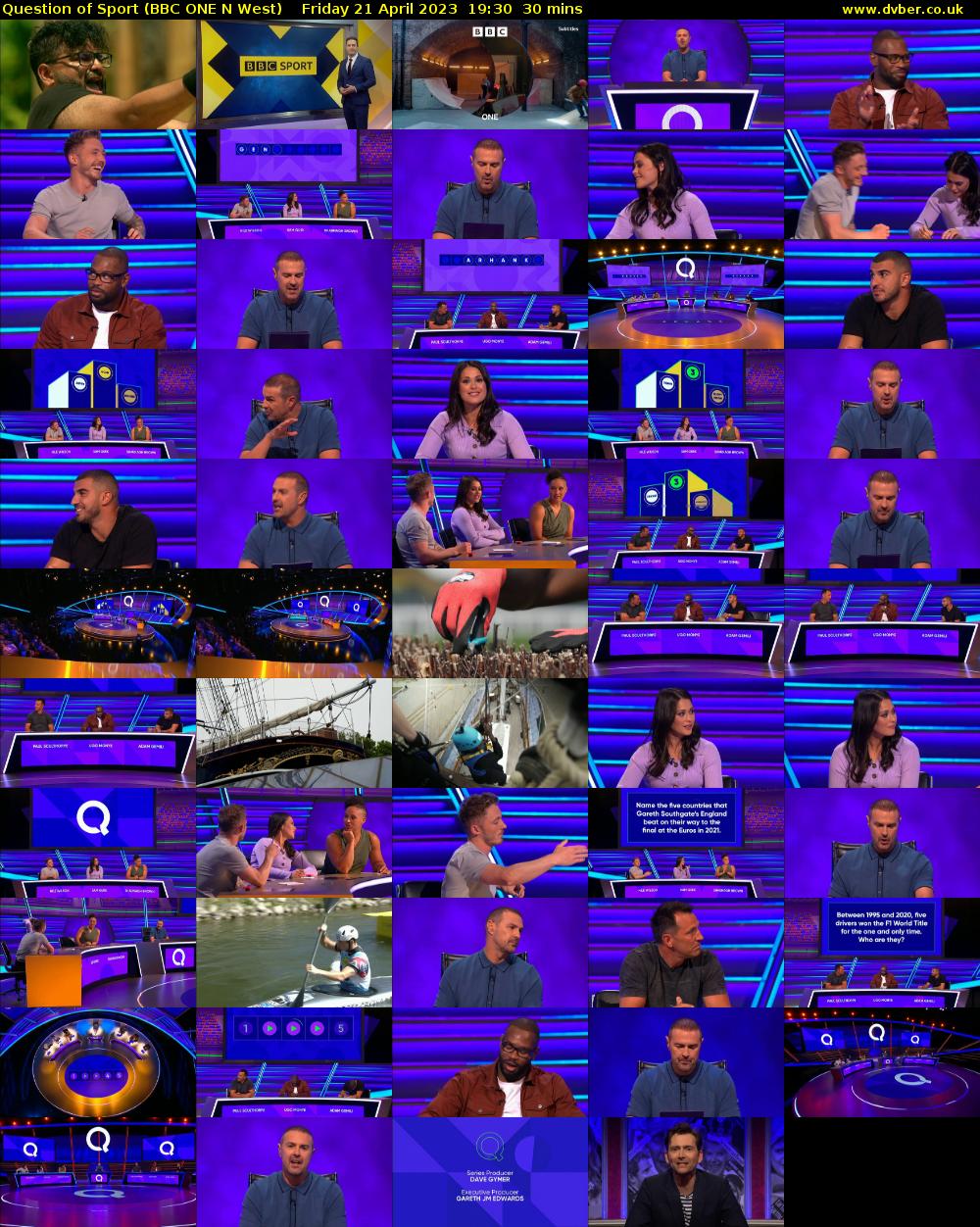 Question of Sport (BBC ONE N West) Friday 21 April 2023 19:30 - 20:00