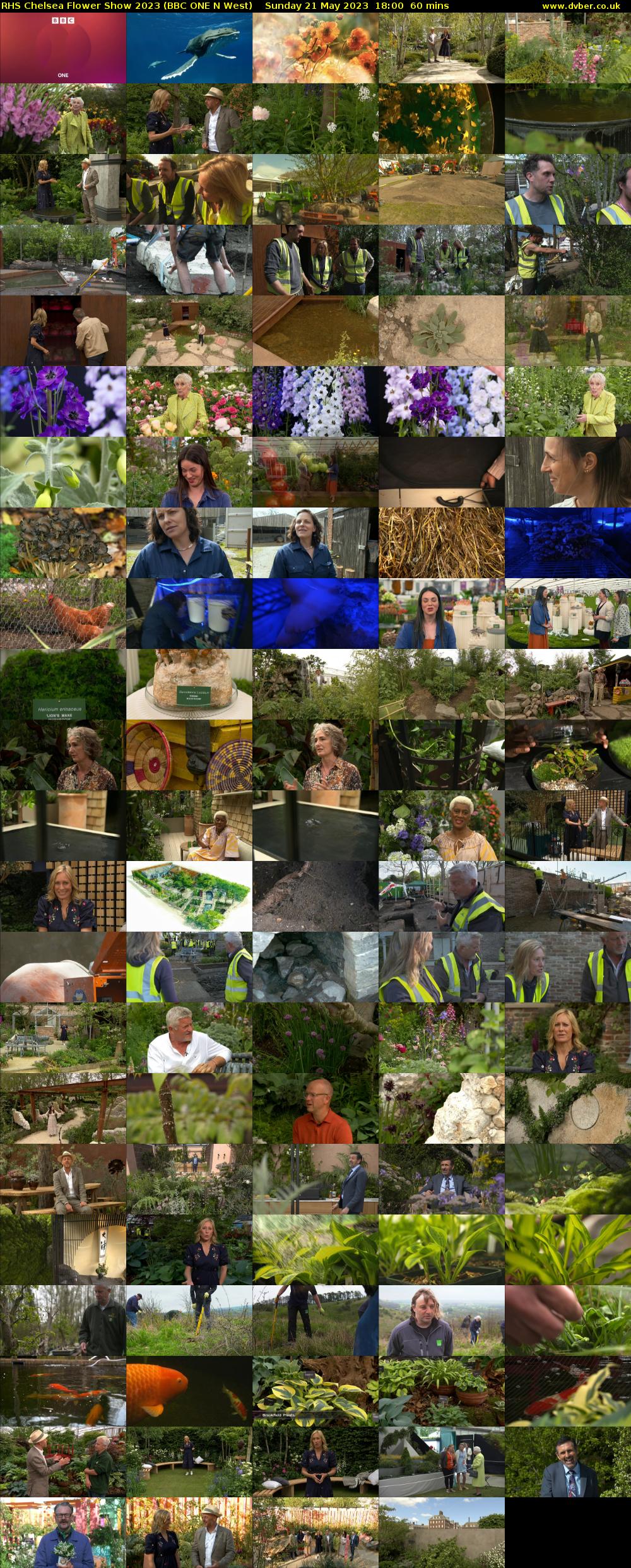 RHS Chelsea Flower Show 2023 (BBC ONE N West) Sunday 21 May 2023 18:00 - 19:00