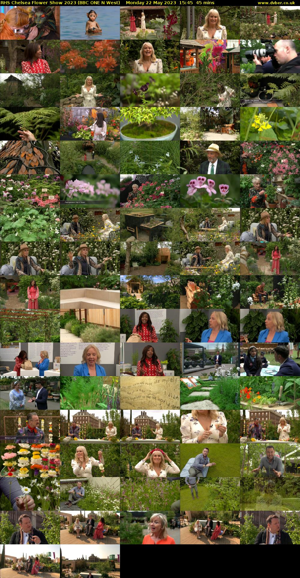 RHS Chelsea Flower Show 2023 (BBC ONE N West) Monday 22 May 2023 15:45 - 16:30
