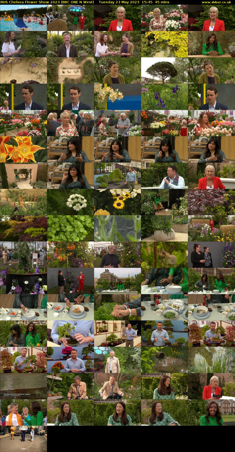 RHS Chelsea Flower Show 2023 (BBC ONE N West) Tuesday 23 May 2023 15:45 - 16:30