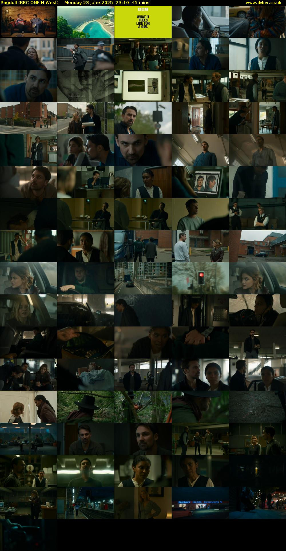 Ragdoll (BBC ONE N West) Monday 23 June 2025 23:10 - 23:55