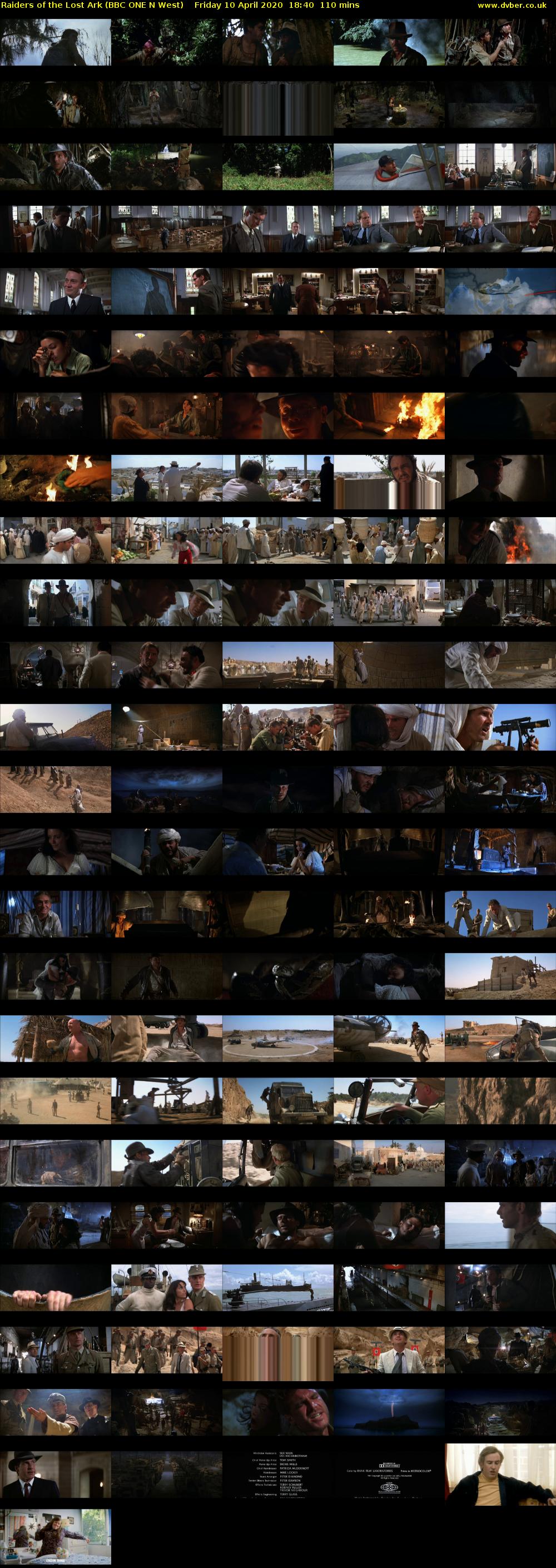 Raiders of the Lost Ark (BBC ONE N West) Friday 10 April 2020 18:40 - 20:30