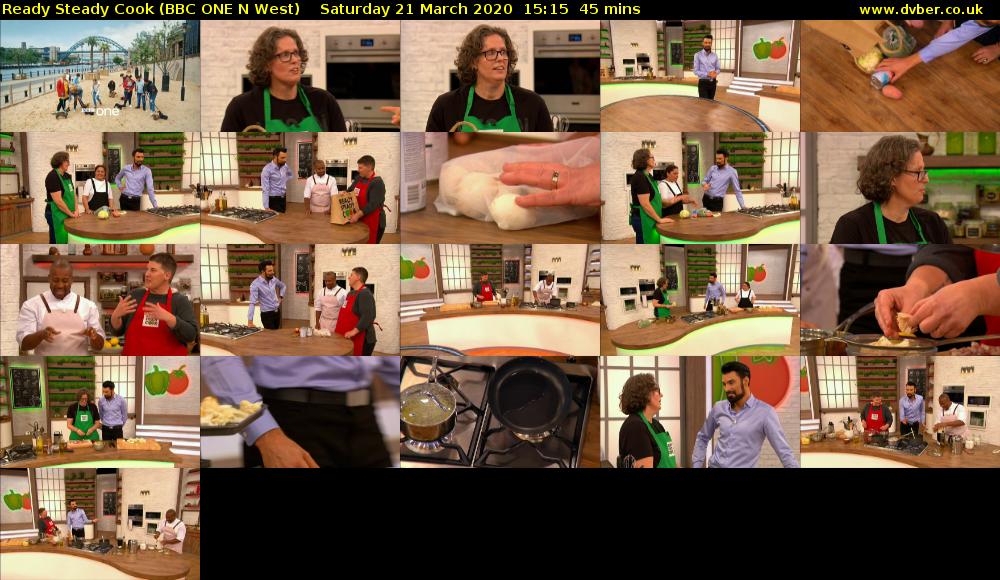 Ready Steady Cook (BBC ONE N West) Saturday 21 March 2020 15:15 - 16:00