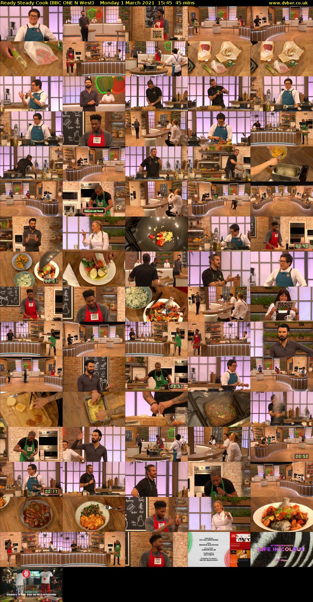 Ready Steady Cook (BBC ONE N West) Monday 1 March 2021 15:45 - 16:30
