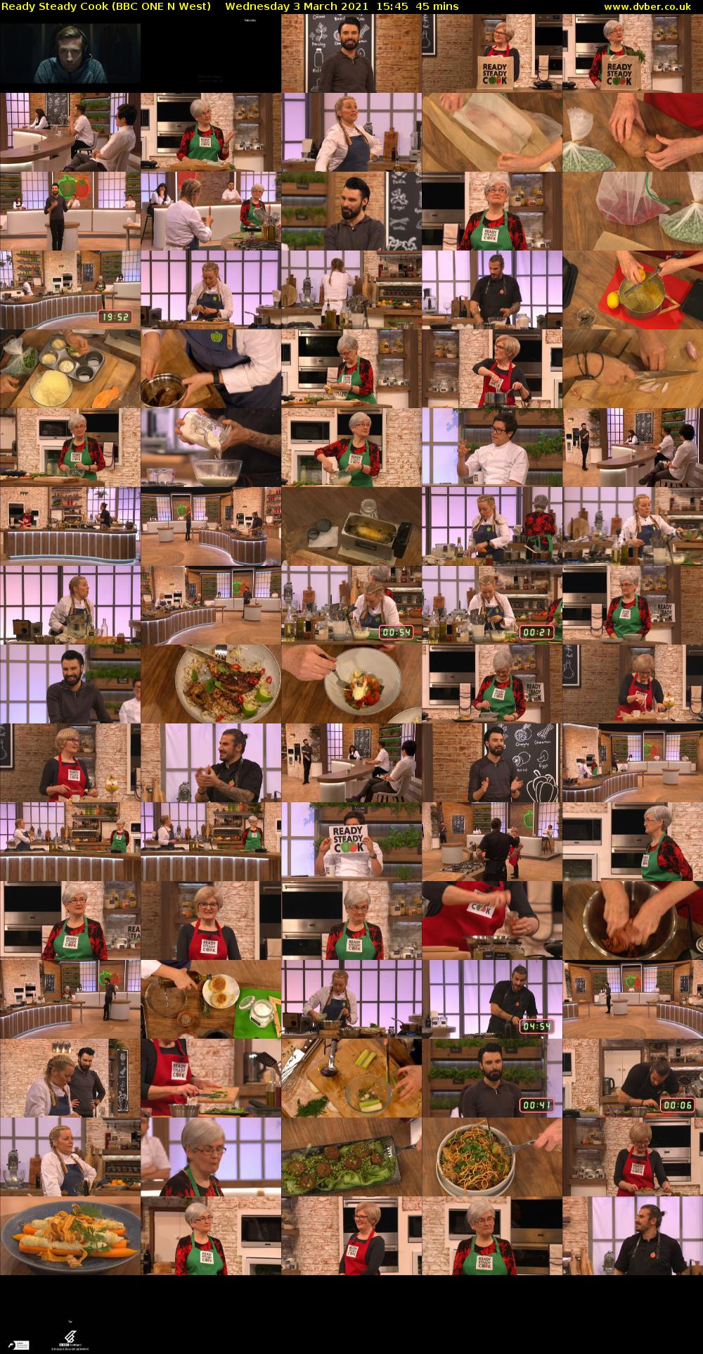Ready Steady Cook (BBC ONE N West) Wednesday 3 March 2021 15:45 - 16:30