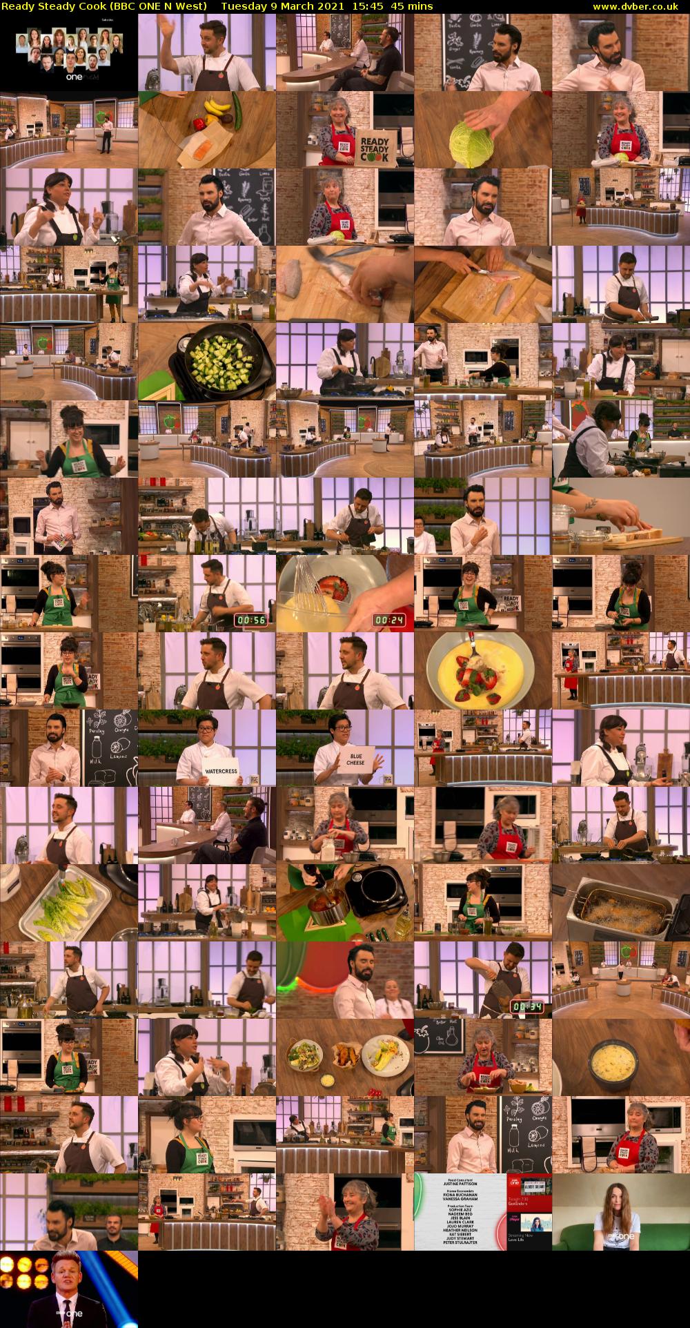 Ready Steady Cook (BBC ONE N West) Tuesday 9 March 2021 15:45 - 16:30