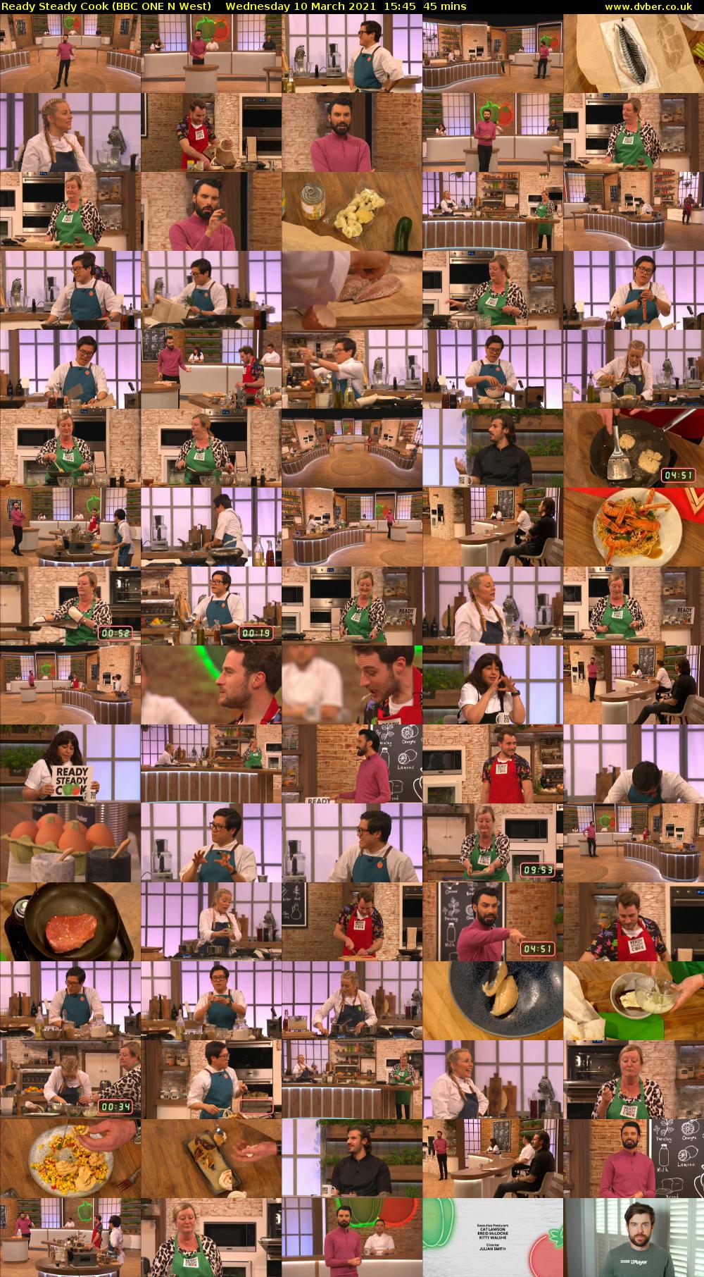 Ready Steady Cook (BBC ONE N West) Wednesday 10 March 2021 15:45 - 16:30