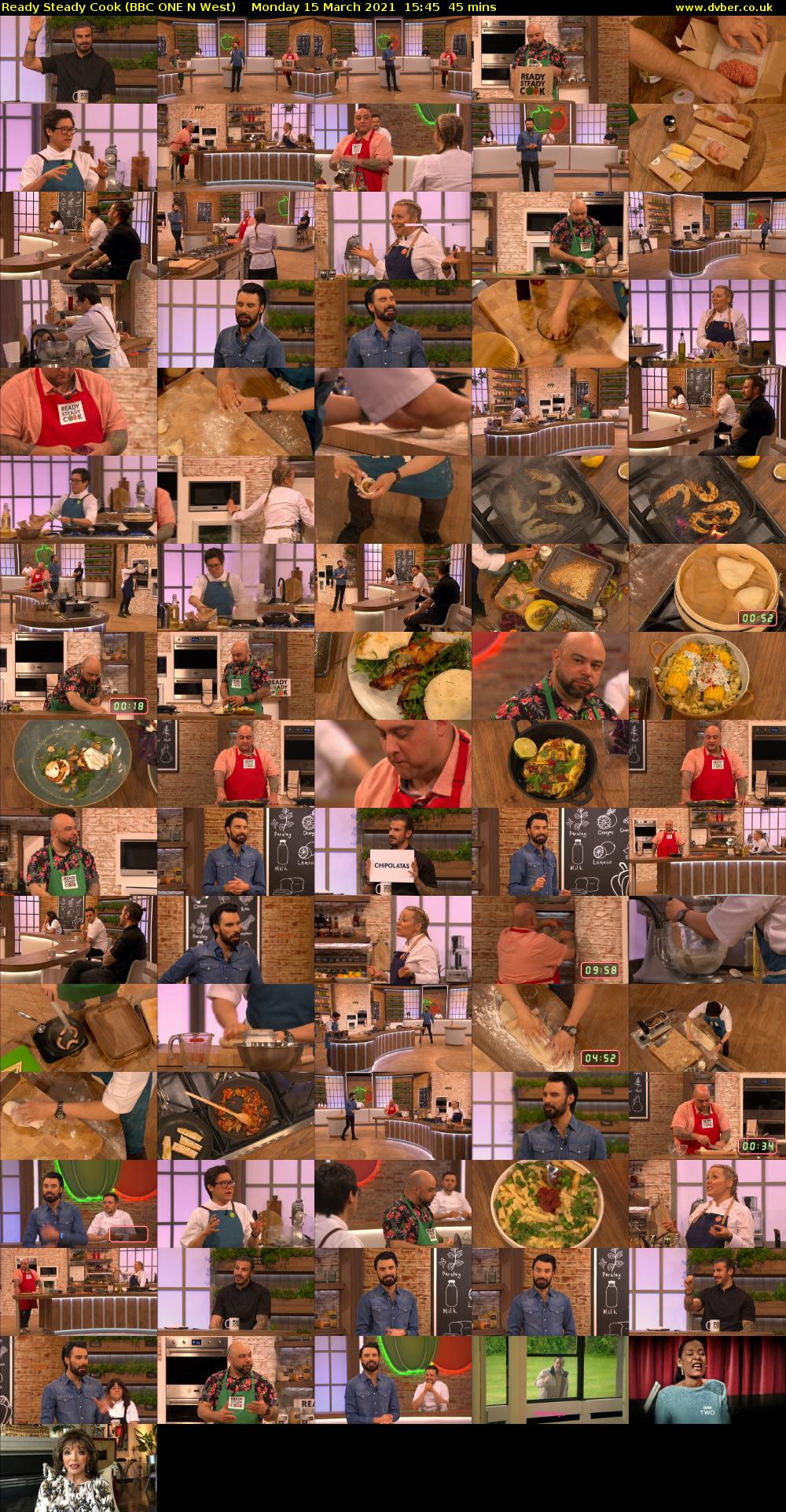 Ready Steady Cook (BBC ONE N West) Monday 15 March 2021 15:45 - 16:30