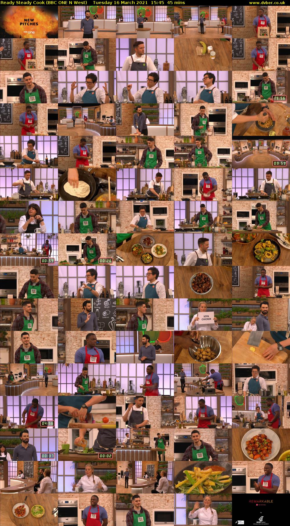 Ready Steady Cook (BBC ONE N West) Tuesday 16 March 2021 15:45 - 16:30