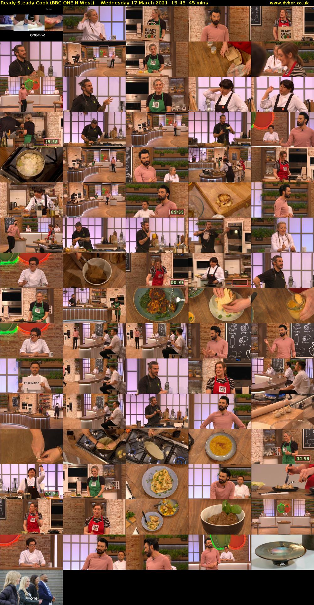 Ready Steady Cook (BBC ONE N West) Wednesday 17 March 2021 15:45 - 16:30