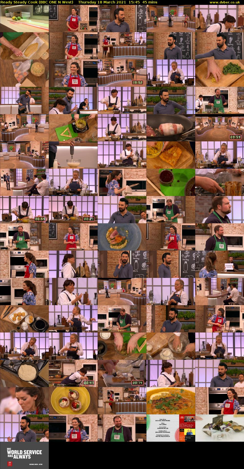 Ready Steady Cook (BBC ONE N West) Thursday 18 March 2021 15:45 - 16:30