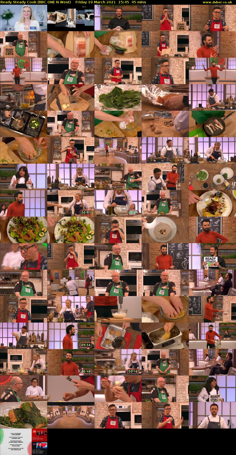 Ready Steady Cook (BBC ONE N West) Friday 19 March 2021 15:45 - 16:30