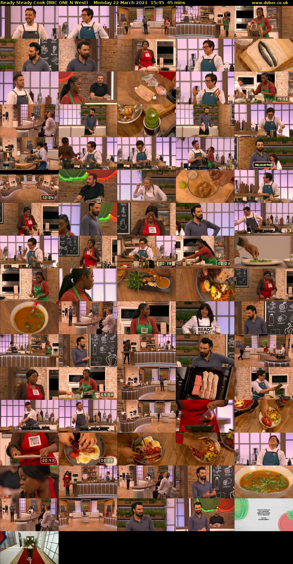 Ready Steady Cook (BBC ONE N West) Monday 22 March 2021 15:45 - 16:30
