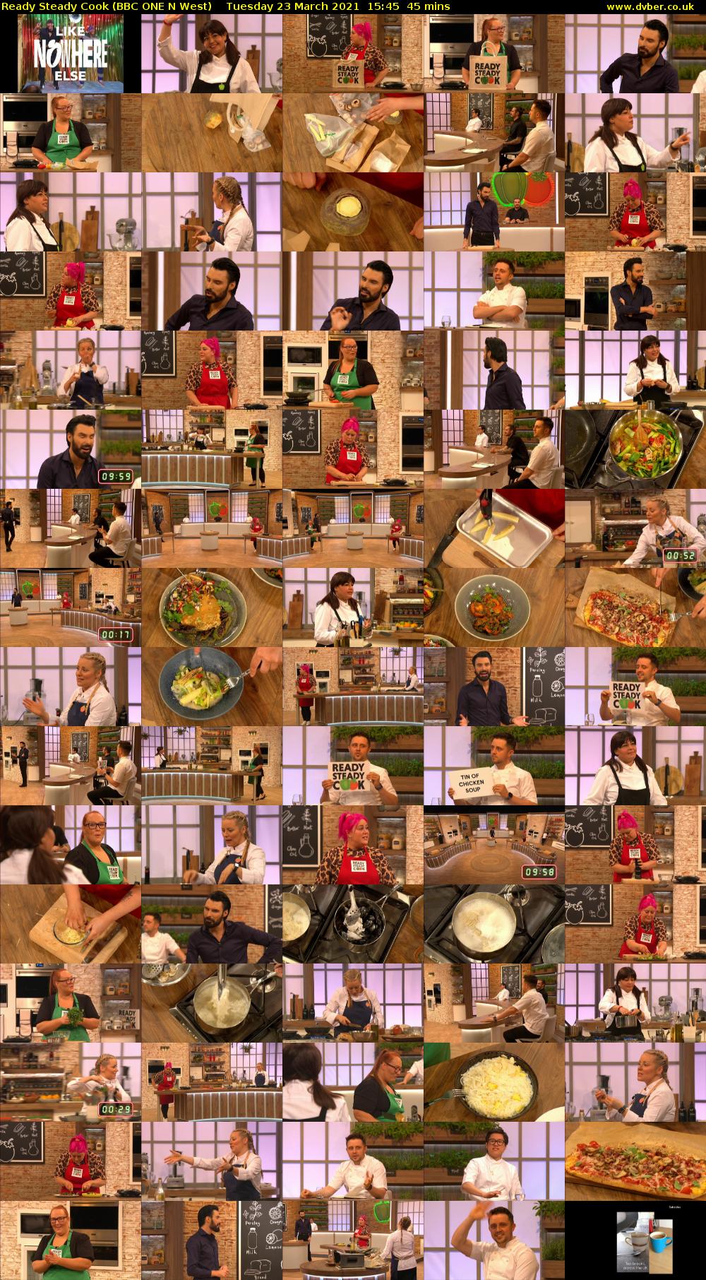 Ready Steady Cook (BBC ONE N West) Tuesday 23 March 2021 15:45 - 16:30