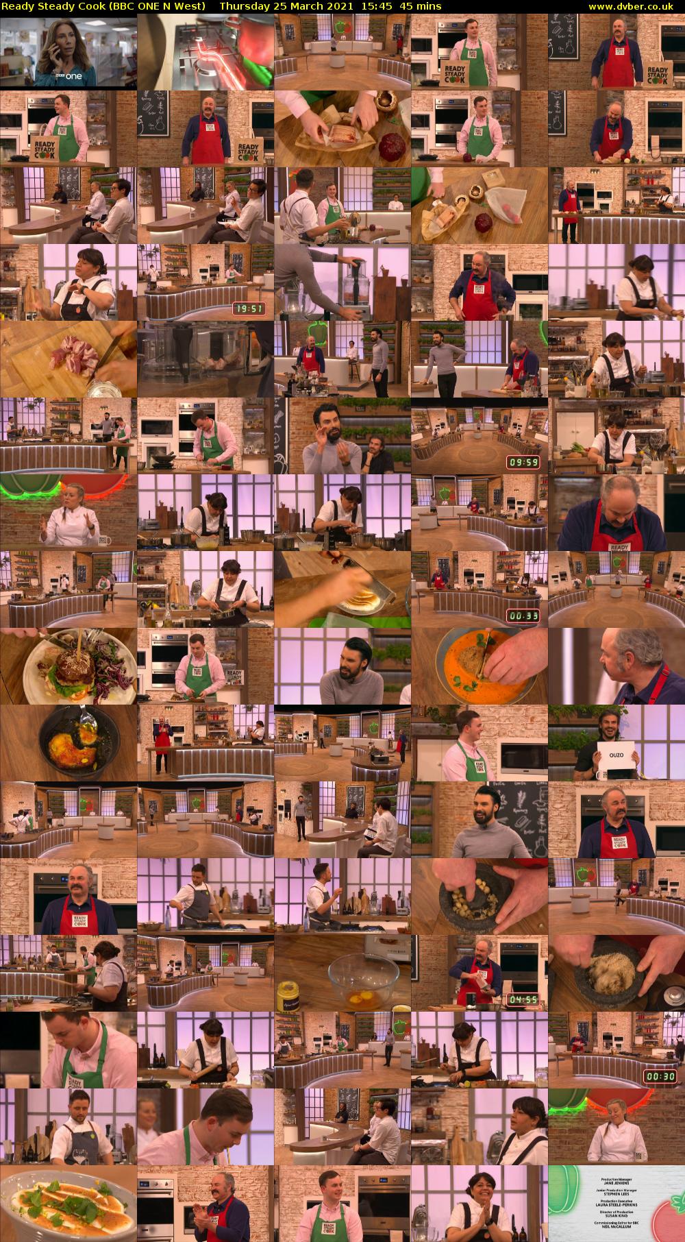 Ready Steady Cook (BBC ONE N West) Thursday 25 March 2021 15:45 - 16:30